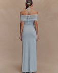 Elegant Off-Shoulder Backless Gown
