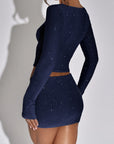 Sparkling Crystal Two-Piece Mini Set