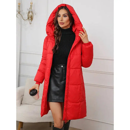 Women's Casual Thick Down Cotton Short Coat for Winter - Loran