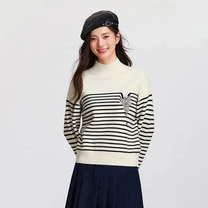 Women's Loose Half Turtleneck Sweater LORAN STORE