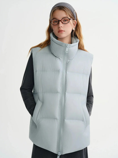 Women's Lightweight Double-Zip Thermal Down Vest - Loran