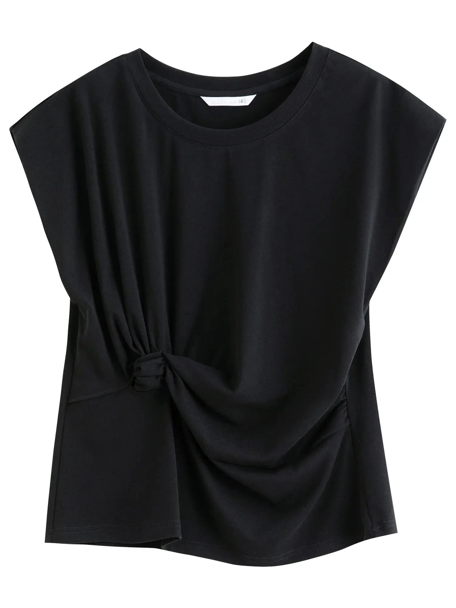 Cinched Waist Short Sleeve T-Shirt - Loran