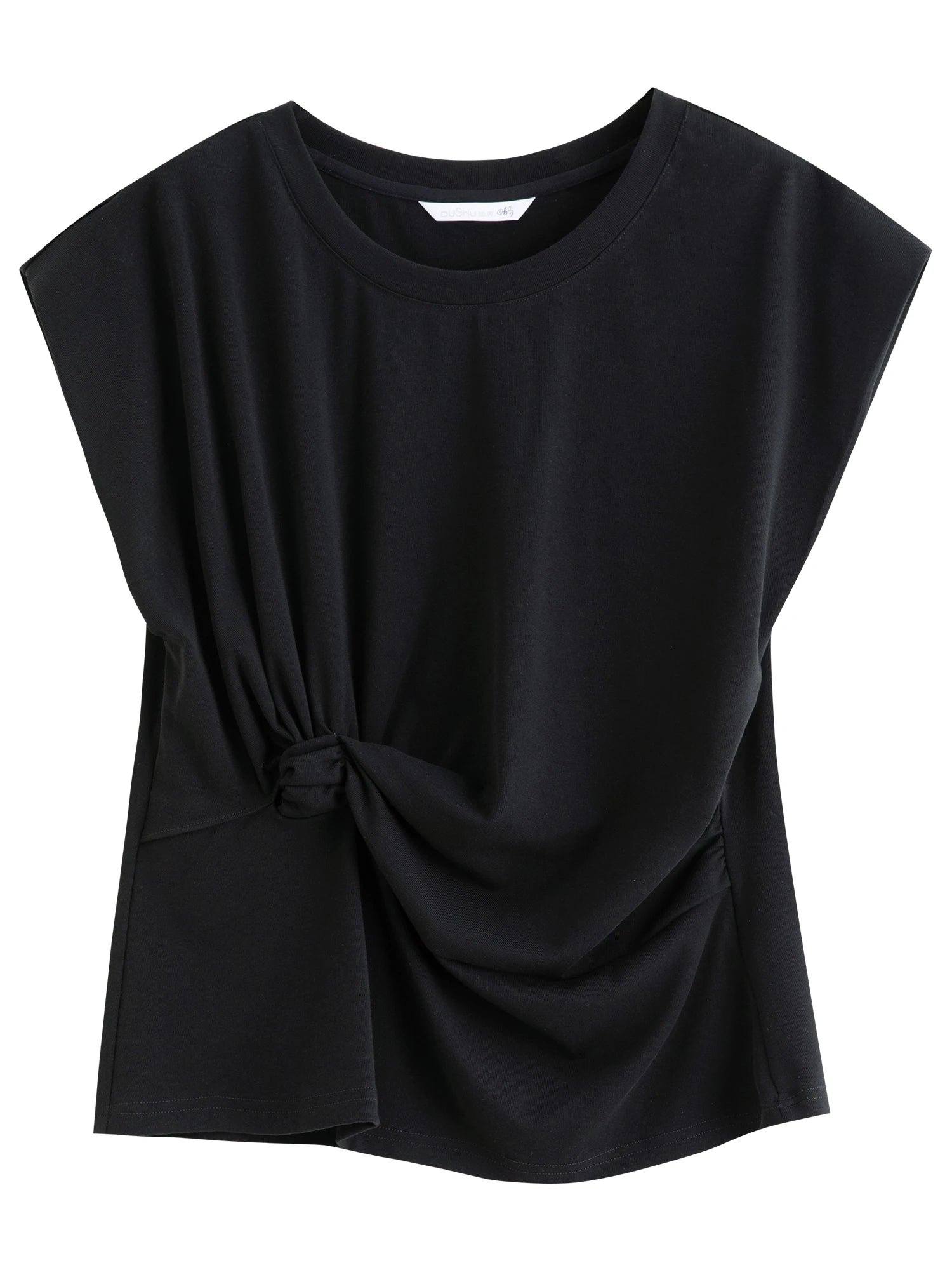 Women’s Cinched Waist T-Shirt Flattering Summer Top Loran