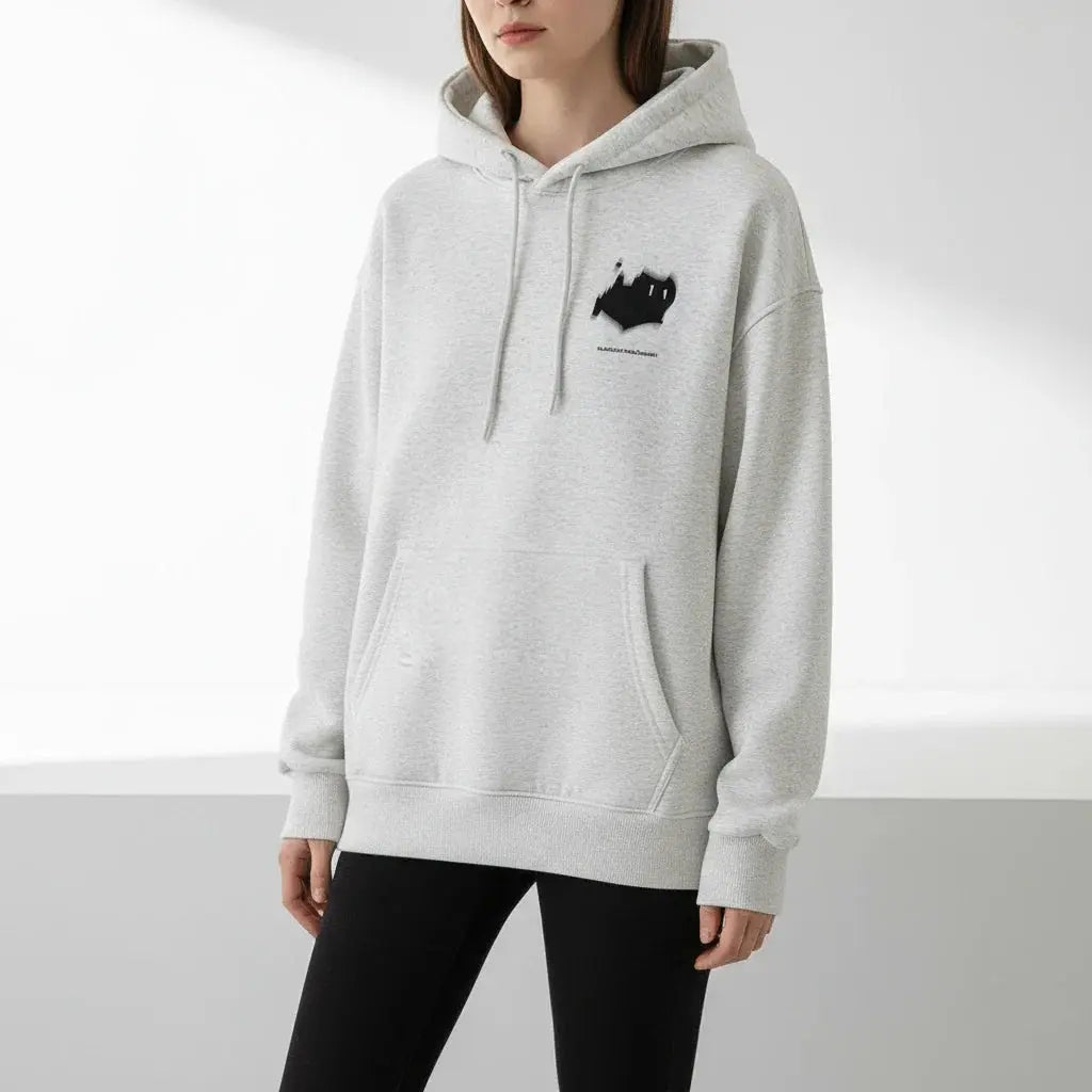 High-Street Style Printed Autumn Hoodie