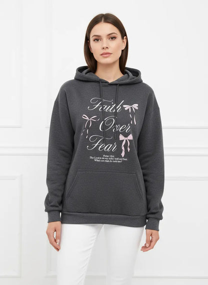 Cozy Fleece Hooded Sweatshirt for Women - Loran
