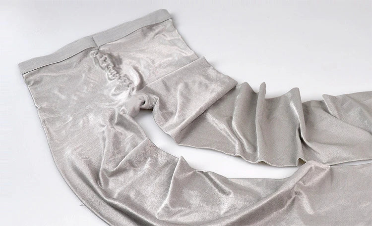 Shiny Oil Gloss Tights & Reflective Stage Socks