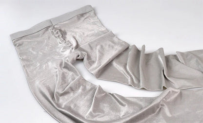 Shiny Oil Gloss Tights & Reflective Stage Socks