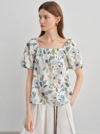 Floral Bud Two-Way Shirt - Loran