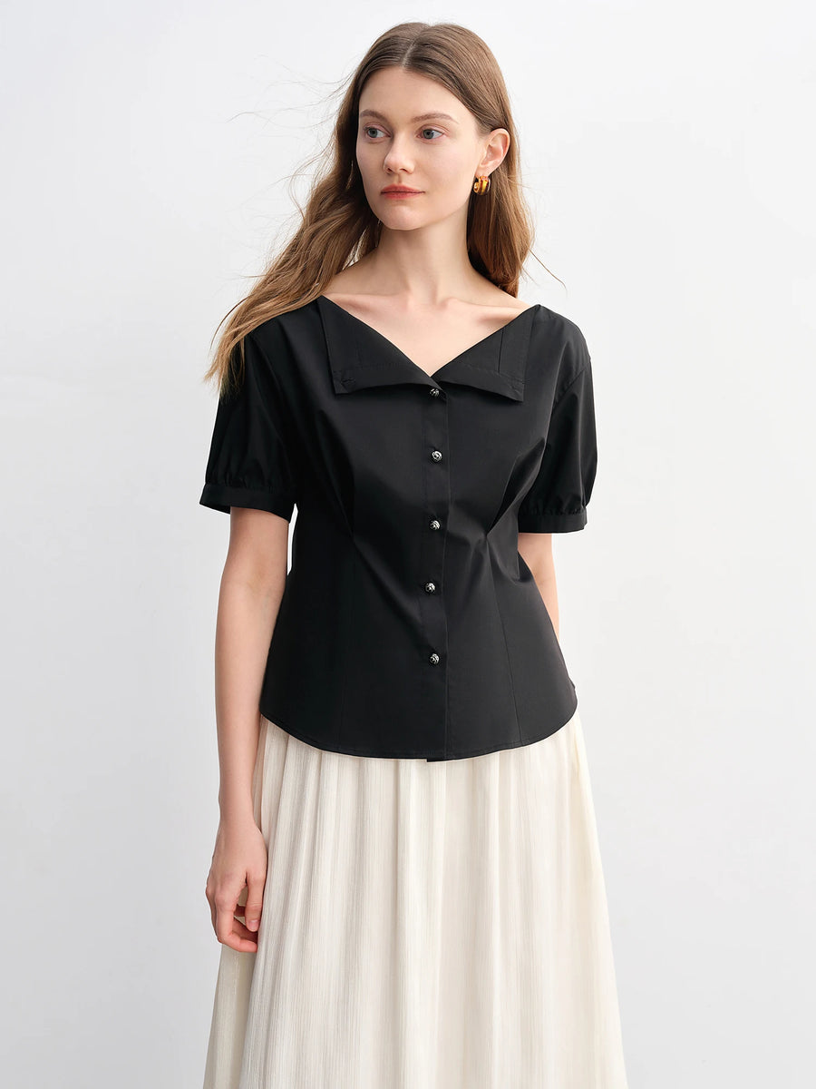 Simple Solid Strapless Summer Top