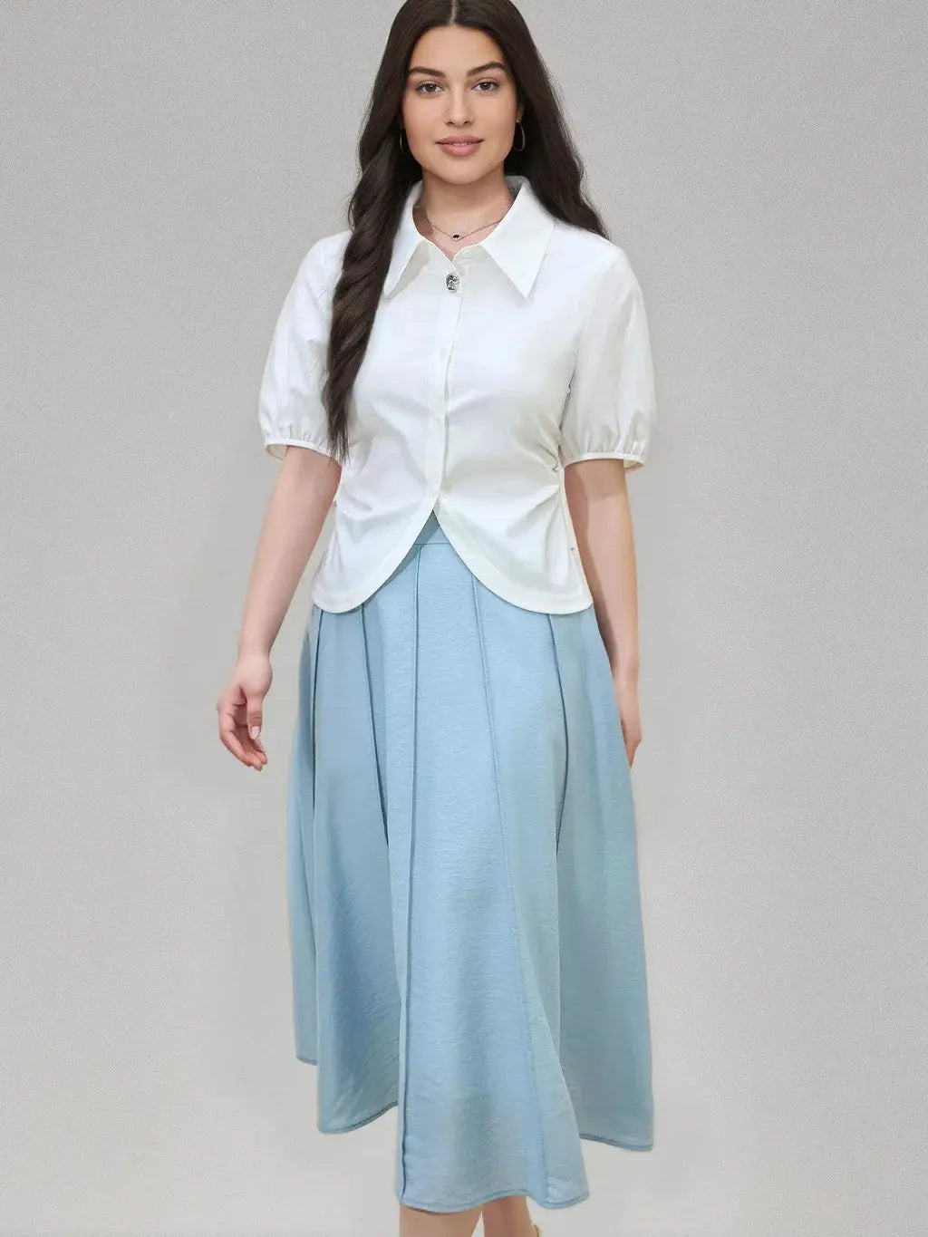 Elegant Summer Short-Sleeve Shirt - Loran
