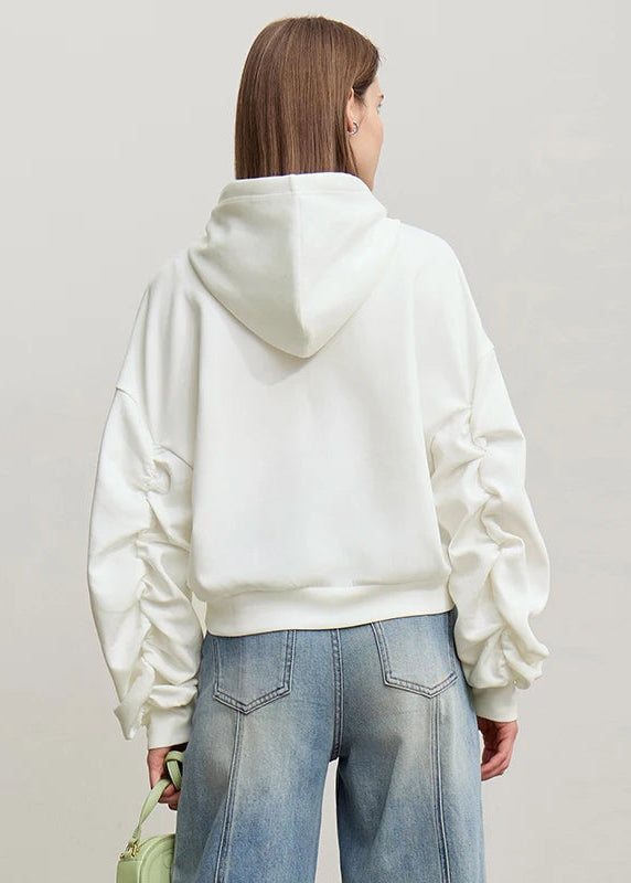 Women's Embroidered Hooded Casual Spring Pullover