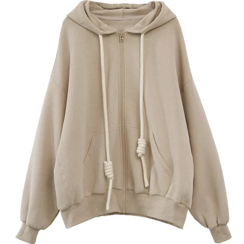 CHIC VEN Women's Hoodies Sweatshirts Casual Loose Sports Women Jackets Streetwear Female Coat Fashion Tops Spring Autumn 2022 Loran