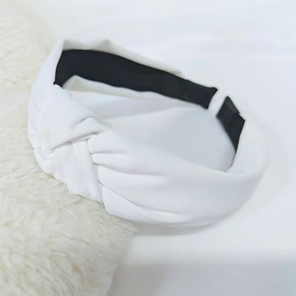 Leopard & Black Knot Wide Headbands for Women Retro Style