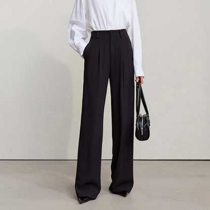 Casual Wide-Leg Pants Breathable Spring Workwear
