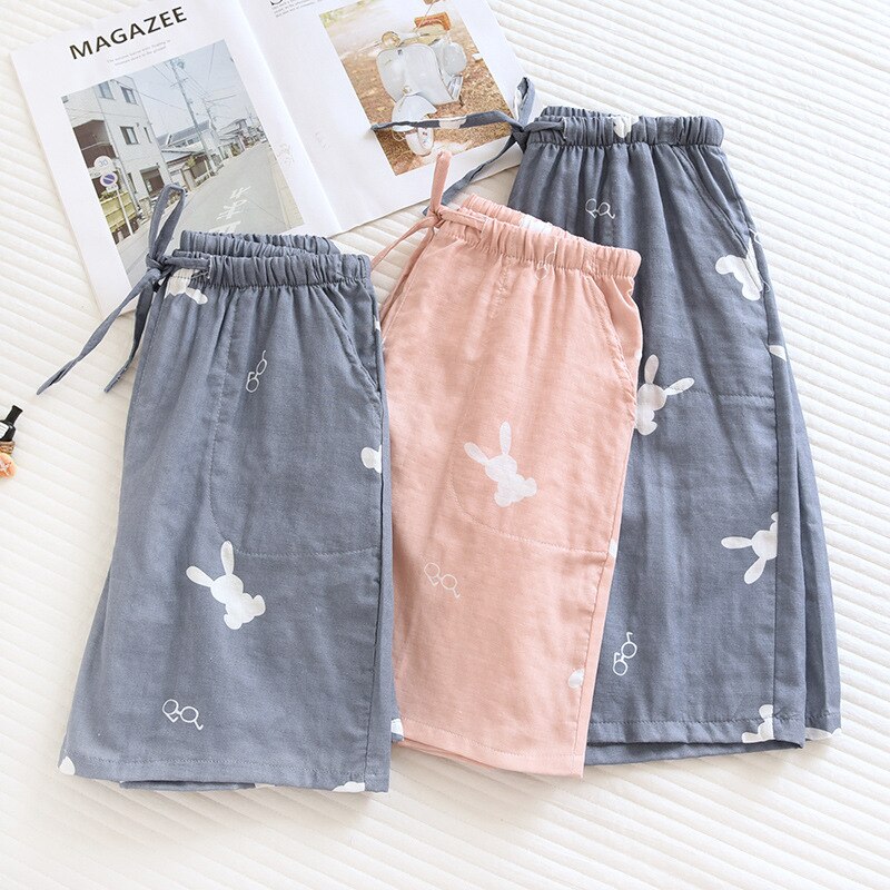 Cotton pajamas shorts summer - 3IN SMART Shop  #