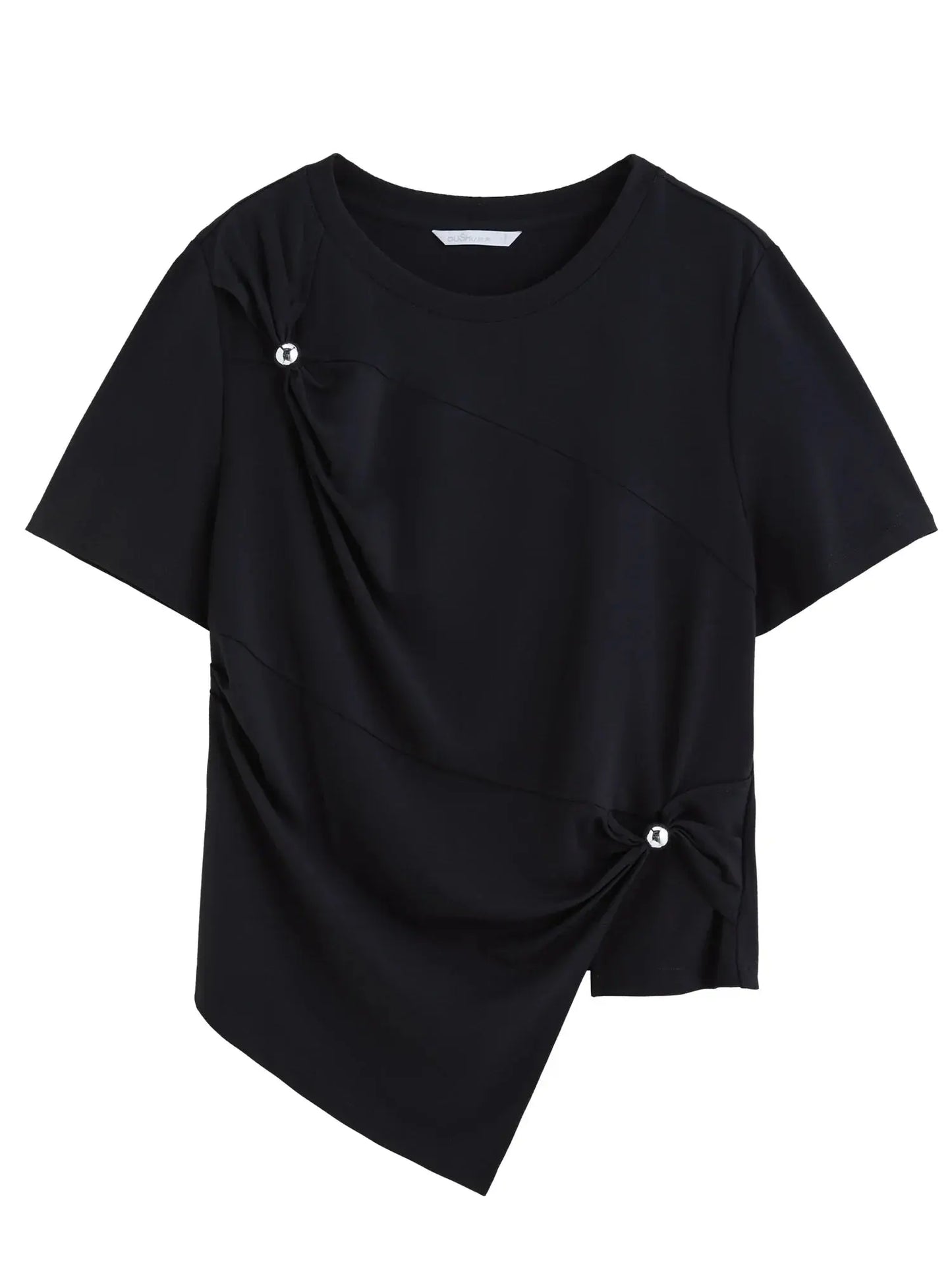 Chic Minimalist Short-Sleeve Top LORAN STORE