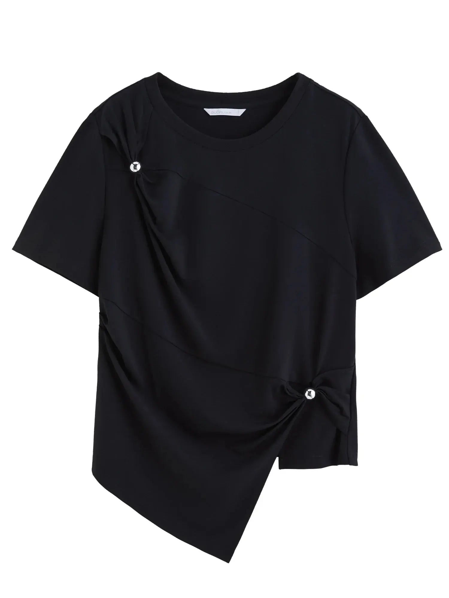 Chic Minimalist Short-Sleeve Top LORAN STORE