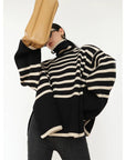 The New Striped Turtleneck Sweater for Fall & Winter