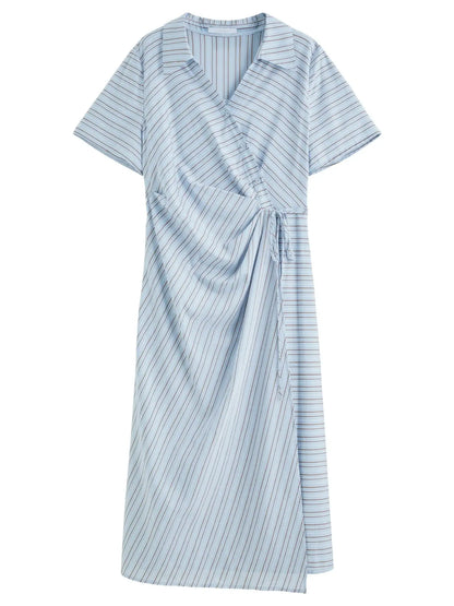 Women's Versatile Midi Shirt Dress - Loran