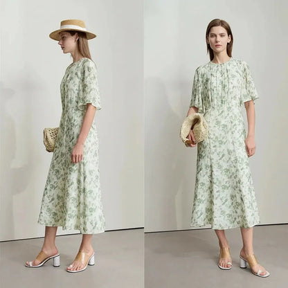 Minimalist Summer Round Neck Midi - Loran