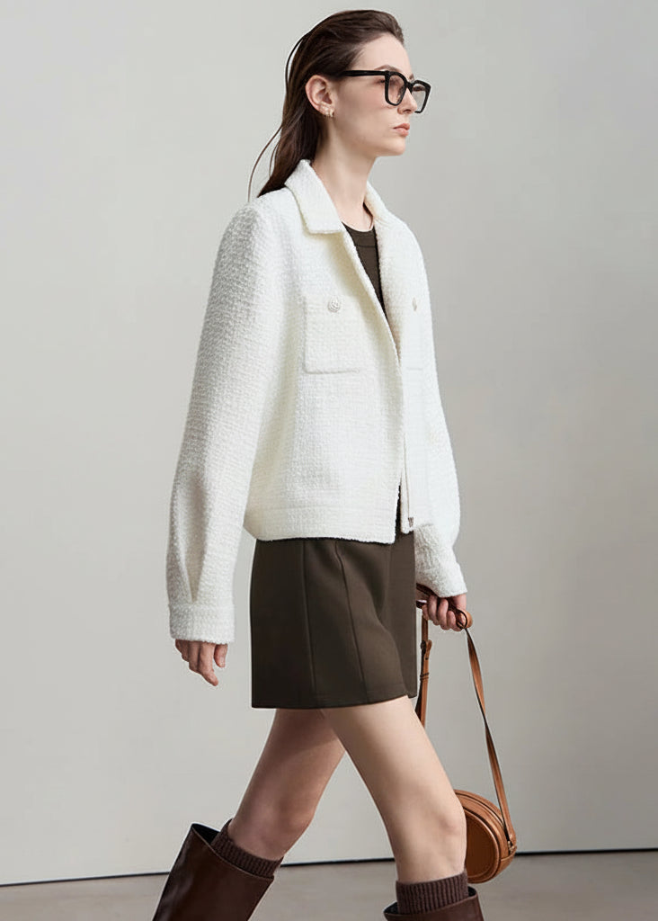 AMII 2025 Autumn Concise for Loose Casual Wide-leg Female pants Elegant Office Lady Simple  Shorts Bottoms 12523083 Loran