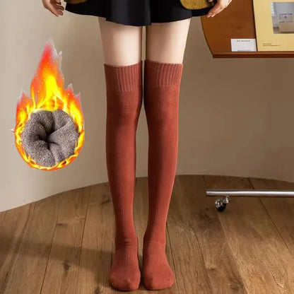 Thick Over-Knee Winter Socks for Women Extra Warm