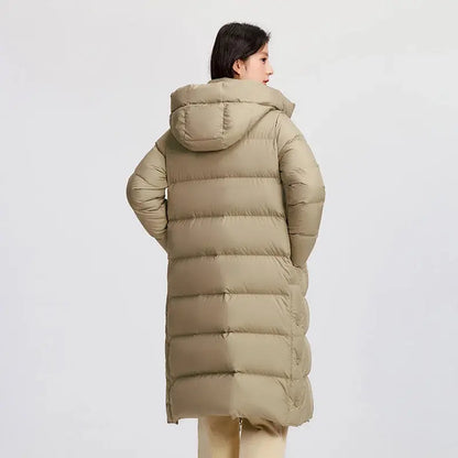Women’s Long Hooded Goose Down Jacket LORAN STORE