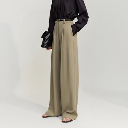 Casual Wide-Leg Pants Breathable Spring Workwear