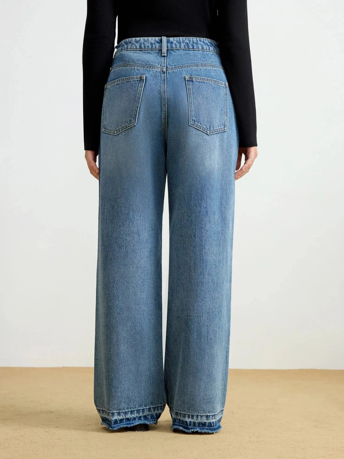 Classic High-Waist Straight Jeans LORAN STORE