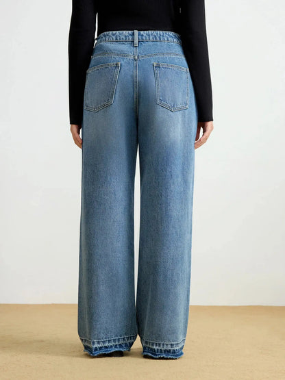 Classic High-Waist Straight Jeans LORAN STORE