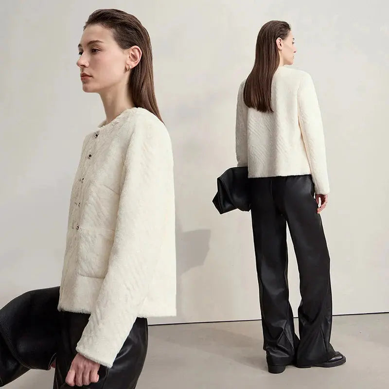 Women's Versatile Warm Knit Winter Coat - Loran
