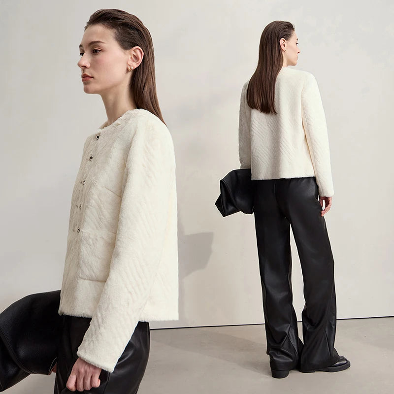 Women's Versatile Warm Knit Winter Coat