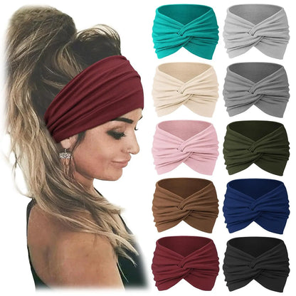 Women's Non-Slip Sports Headbands Soft & Elastic