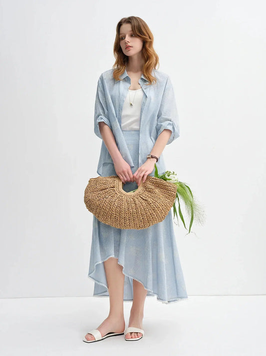 Elegant Shirt & Skirt for Fall Fashion - Loran