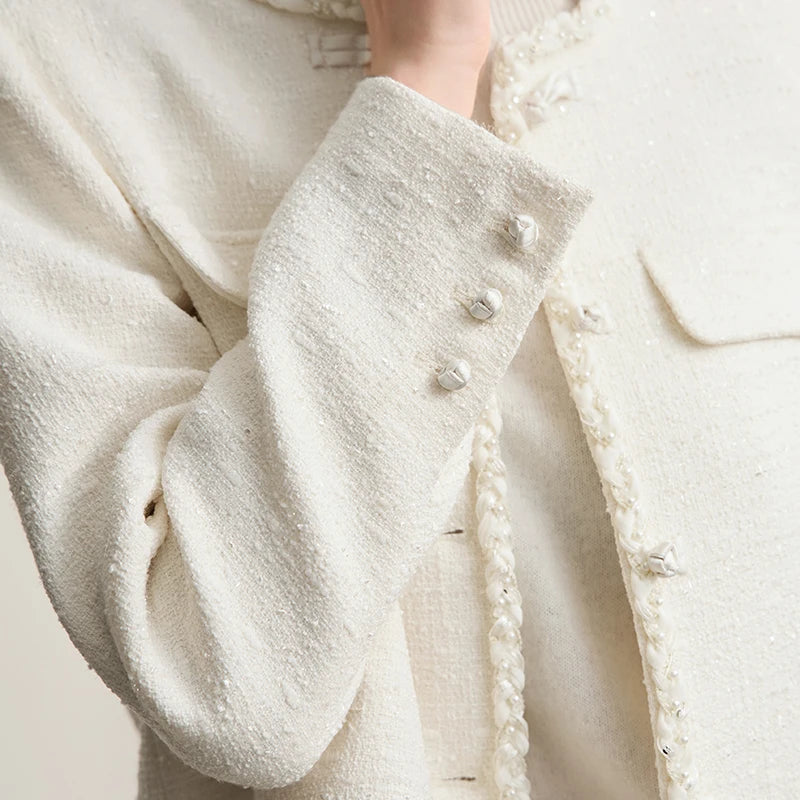 Chic & Versatile Round Neck Jacket for Women