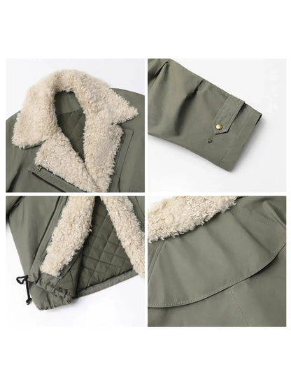 Thick Warm Loose Cotton Women's Jacket - Loran