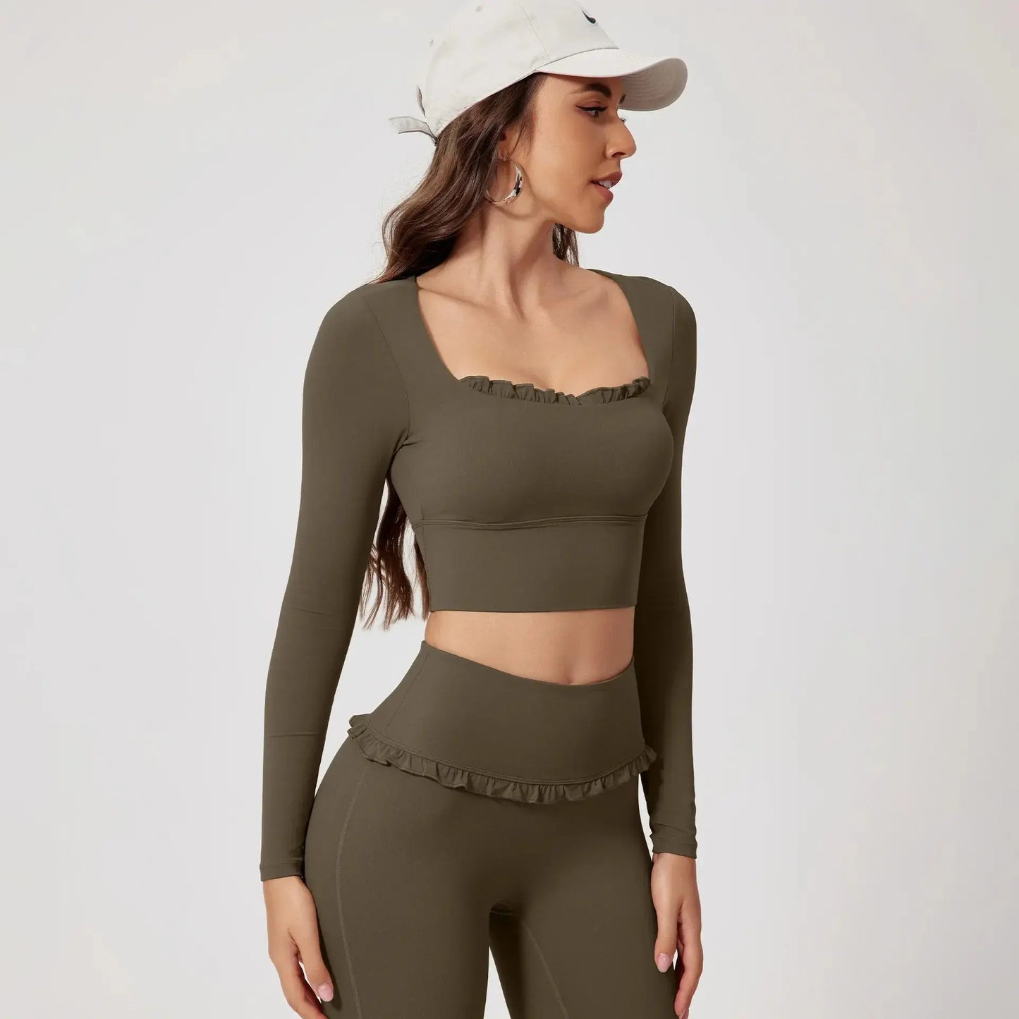 Activewear Suit: Long-Sleeve Top and Bottoms - Loran