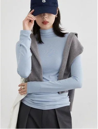 Spring/Autumn Women’s Base Layer Tee - Slim Fit Top Loran
