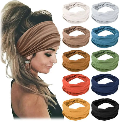Women's Non-Slip Sports Headbands Soft & Elastic