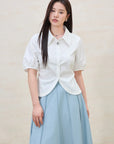 Elegant Summer Short-Sleeve Shirt