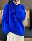 Luxurious Cashmere & Wool Turtleneck Sweater