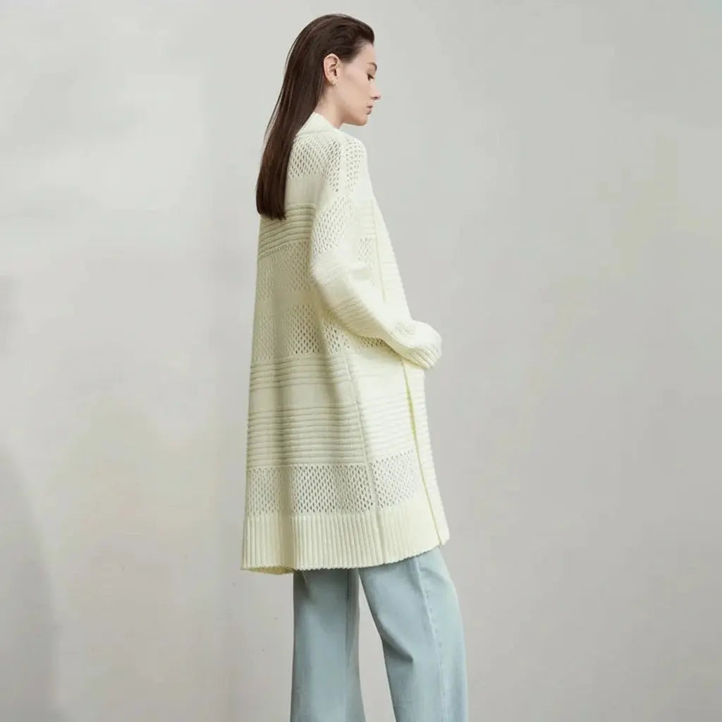 Minimalist Loose Knit Cardigan - Loran