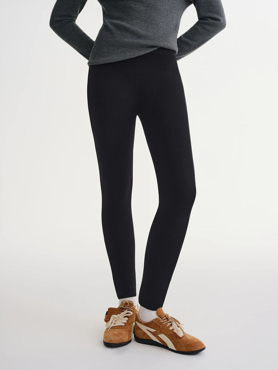 Plus Size Fleece-Lined Thermal Leggings