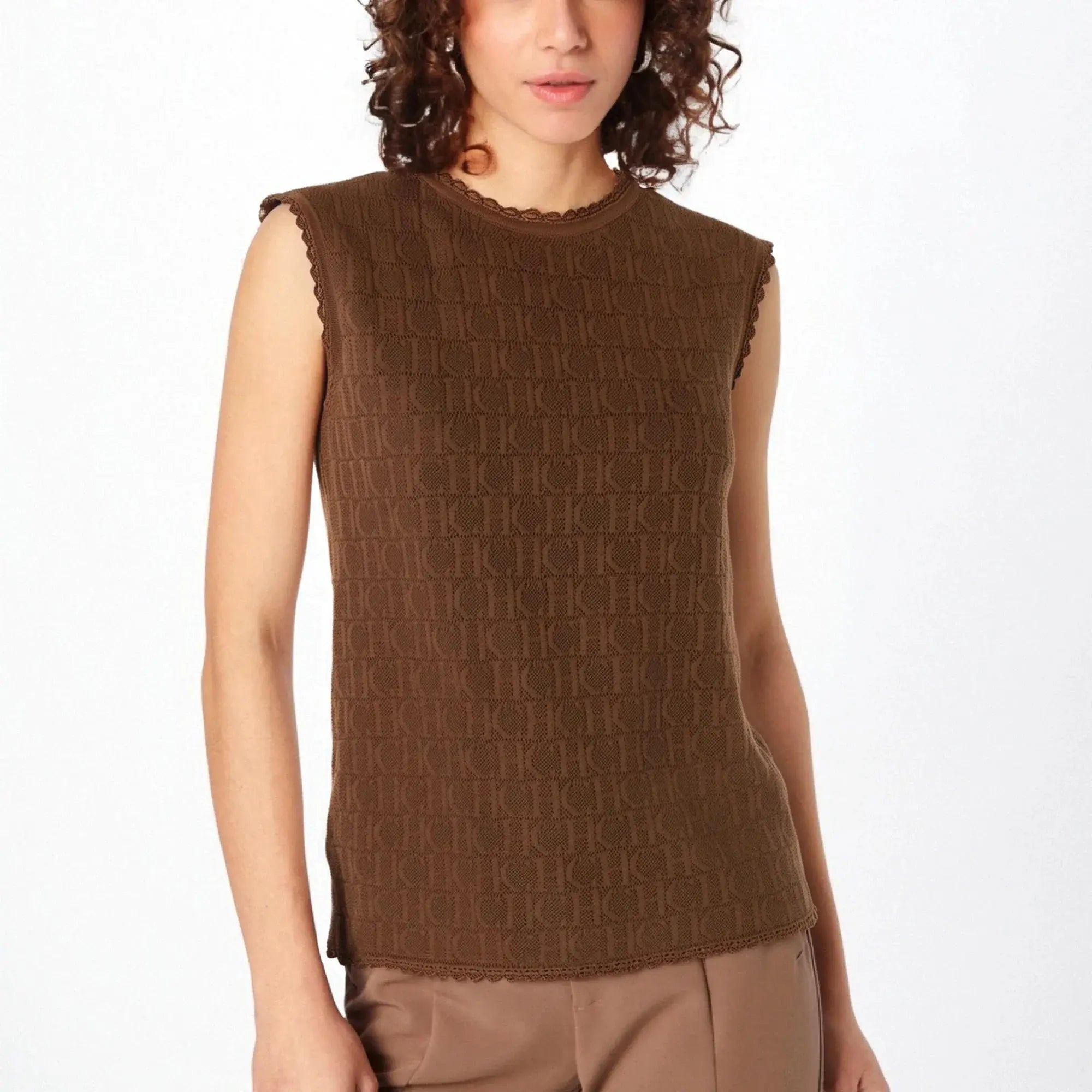 Knitted Texture Summer Tank Top - Loran