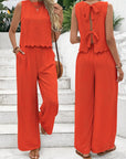 Casual Women's Tank Top & Trousers Set