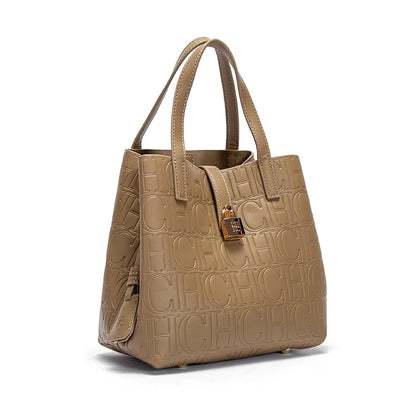 Classic Solid Color Large Tote Bag Women's Handbag