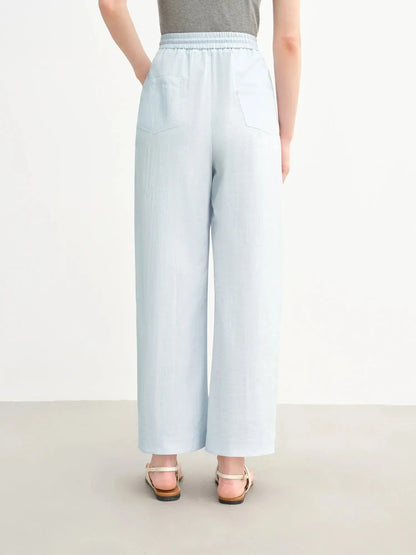 Comfy Wide-Leg Drawstring Pants - Loran