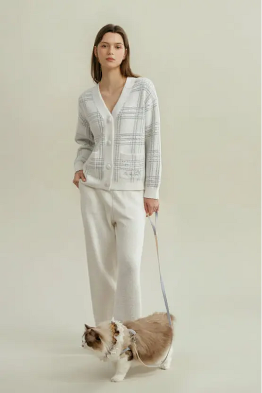 Women 2 Piece Outfits Pajamas Set Autumn Winter Casual Sleepwear - Loran