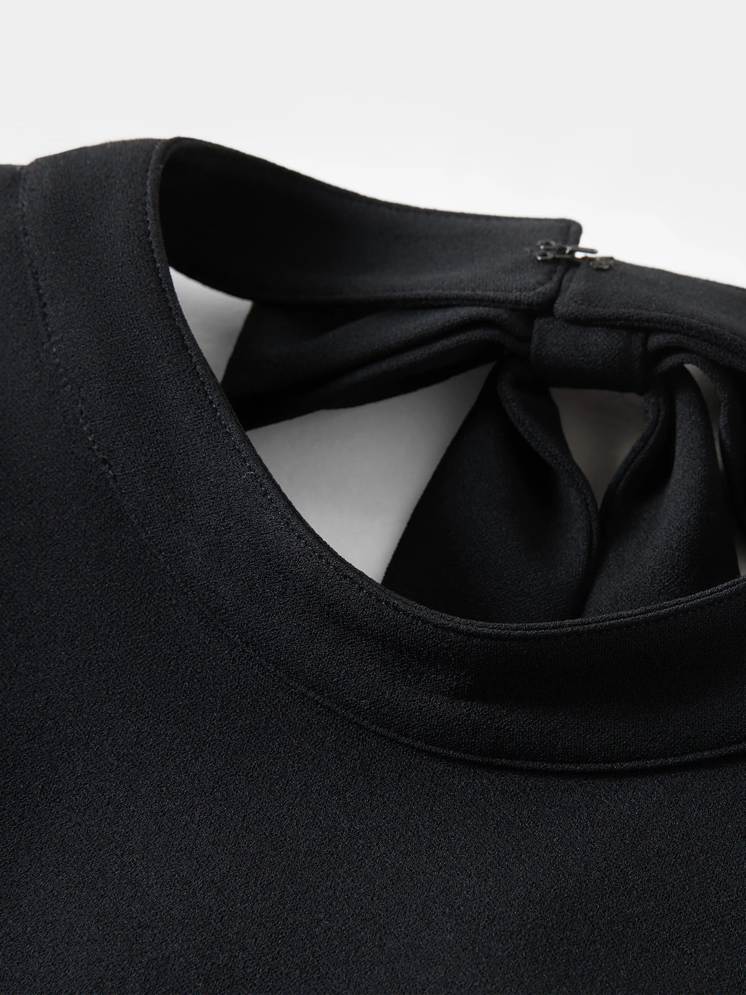 DUSHU 2026 Spring Women's French Waist Dress, Black Bodycon Mini Dress A-line Midi Dress Office Chic Retro Minimalist Style Loran