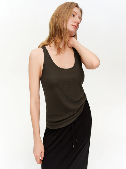 Women’s Striped 2-Piece Set Spring Sleeveless Casual Fit Loran